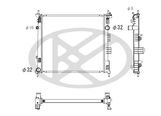 Radiators, Motora dzesēšanas sistēma KOYORAD PL022907