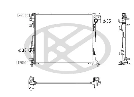 Radiators, Motora dzesēšanas sistēma KOYORAD PL023499