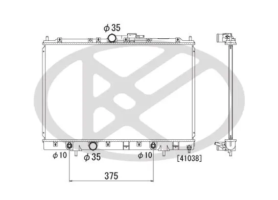 Radiators, Motora dzesēšanas sistēma KOYORAD PL031281R