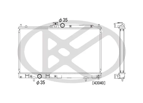 Radiators, Motora dzesēšanas sistēma KOYORAD PL031610