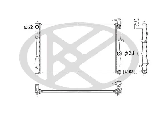 Radiators, Motora dzesēšanas sistēma KOYORAD PL031940R