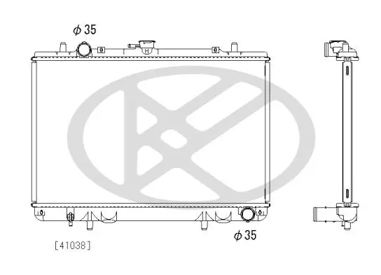 Radiators, Motora dzesēšanas sistēma KOYORAD PL033109