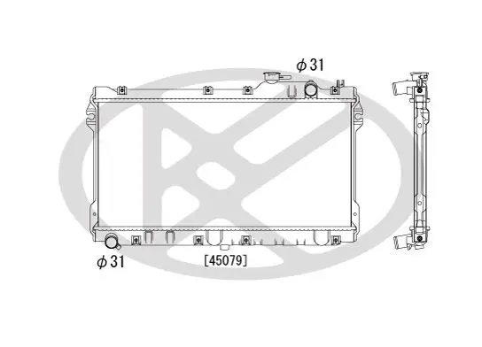 Radiators, Motora dzesēšanas sistēma KOYORAD PL060245
