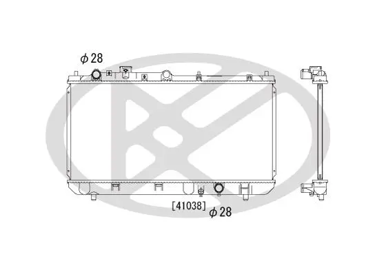 Radiators, Motora dzesēšanas sistēma KOYORAD PL060852