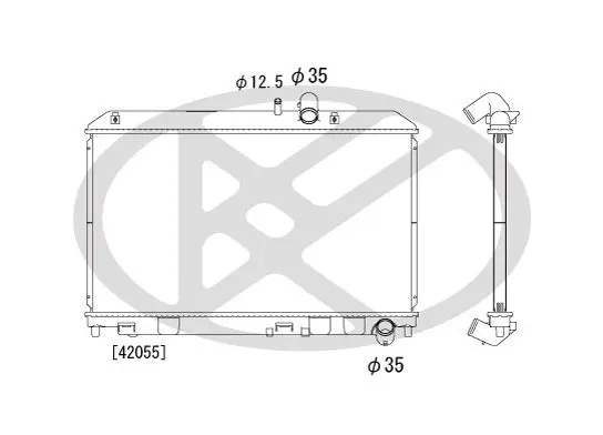 Radiators, Motora dzesēšanas sistēma KOYORAD PL061615