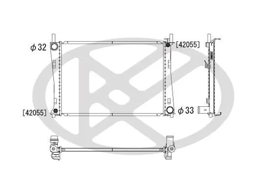 Radiators, Motora dzesēšanas sistēma KOYORAD PL061854