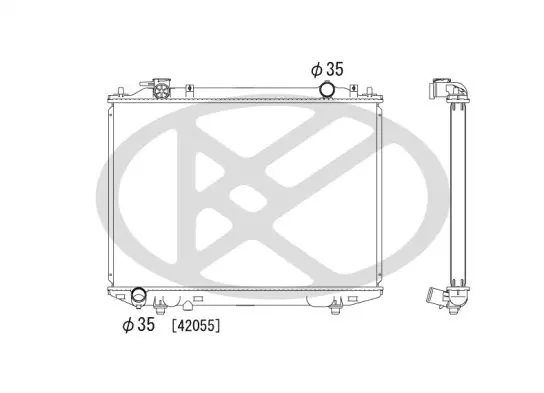 Radiators, Motora dzesēšanas sistēma KOYORAD PL062934