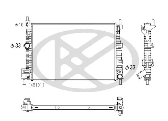 Radiators, Motora dzesēšanas sistēma KOYORAD PL063331