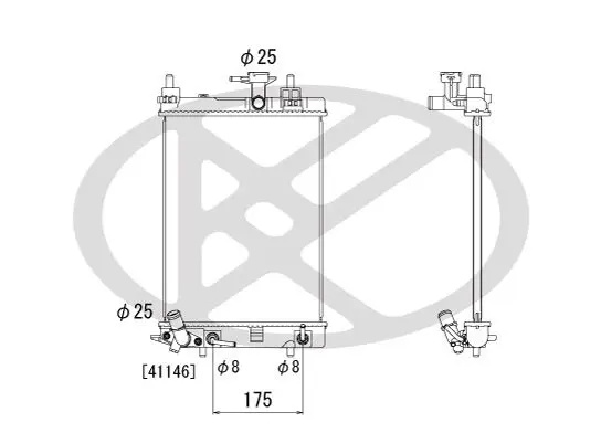 Radiators, Motora dzesēšanas sistēma KOYORAD PL072136