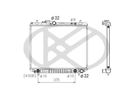 Radiators, Motora dzesēšanas sistēma KOYORAD PL072416R