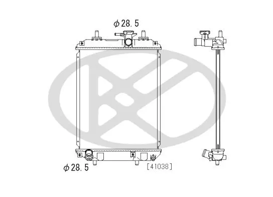 Radiators, Motora dzesēšanas sistēma KOYORAD PL072513