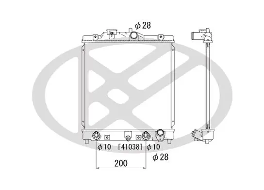 Radiators, Motora dzesēšanas sistēma KOYORAD PL080293T