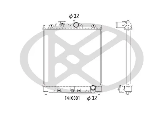 Radiators, Motora dzesēšanas sistēma KOYORAD PL080295T
