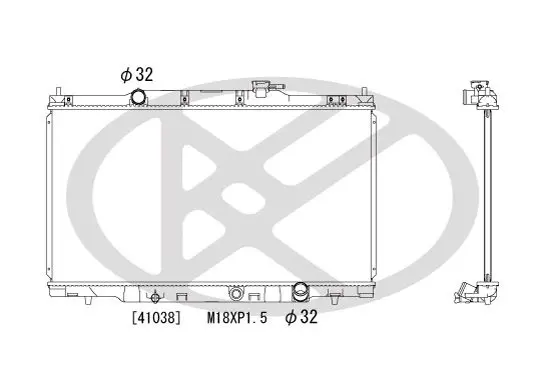 Radiators, Motora dzesēšanas sistēma KOYORAD PL081258
