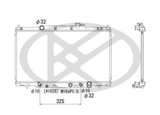 Radiators, Motora dzesēšanas sistēma KOYORAD PL081259