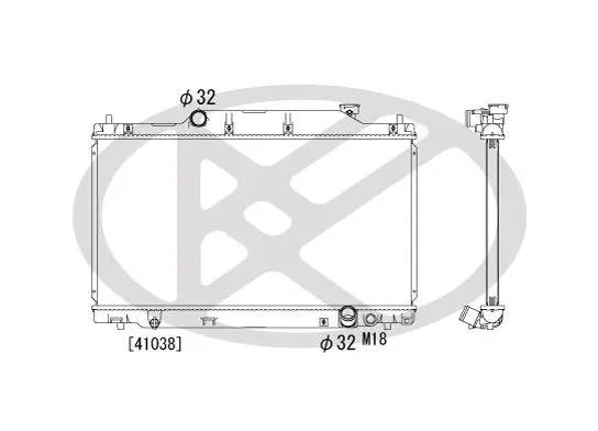 Radiators, Motora dzesēšanas sistēma KOYORAD PL081578