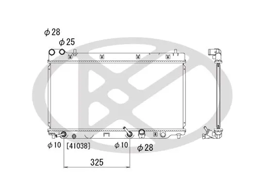 Radiators, Motora dzesēšanas sistēma KOYORAD PL081815