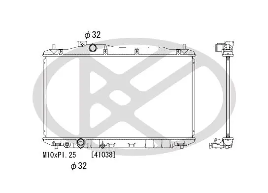 Radiators, Motora dzesēšanas sistēma KOYORAD PL082070