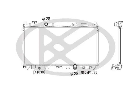 Radiators, Motora dzesēšanas sistēma KOYORAD PL082131