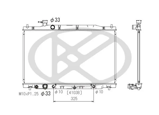 Radiators, Motora dzesēšanas sistēma KOYORAD PL082430