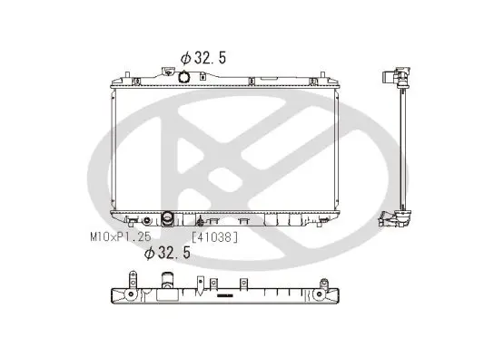 Radiators, Motora dzesēšanas sistēma KOYORAD PL082626