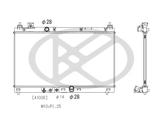 Radiators, Motora dzesēšanas sistēma KOYORAD PL082971