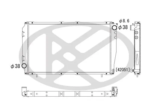 Radiators, Motora dzesēšanas sistēma KOYORAD PL090302