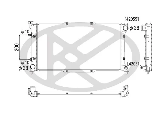 Radiators, Motora dzesēšanas sistēma KOYORAD PL090501