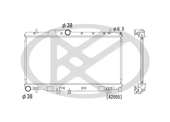 Radiators, Motora dzesēšanas sistēma KOYORAD PL090866