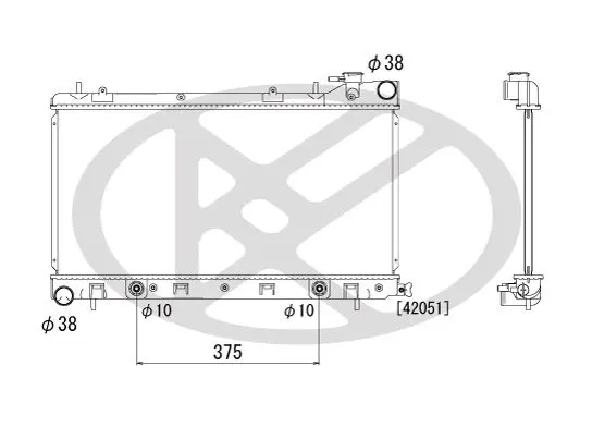 Radiators, Motora dzesēšanas sistēma KOYORAD PL091164
