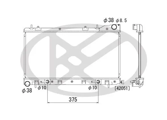 Radiators, Motora dzesēšanas sistēma KOYORAD PL091166