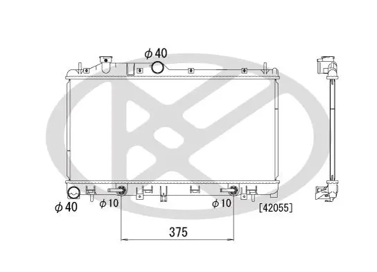 Radiators, Motora dzesēšanas sistēma KOYORAD PL091664