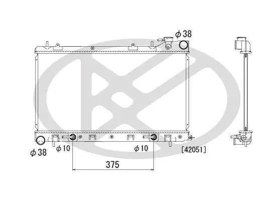 Radiators, Motora dzesēšanas sistēma KOYORAD PL092216