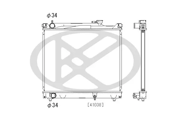 Radiators, Motora dzesēšanas sistēma KOYORAD PL100832