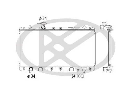 Radiators, Motora dzesēšanas sistēma KOYORAD PL101341