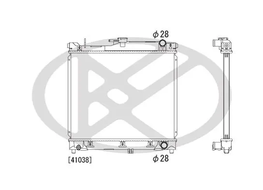 Radiators, Motora dzesēšanas sistēma KOYORAD PL101362R