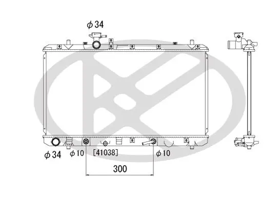 Radiators, Motora dzesēšanas sistēma KOYORAD PL102034