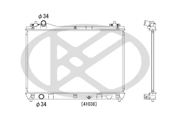 Radiators, Motora dzesēšanas sistēma KOYORAD PL102057