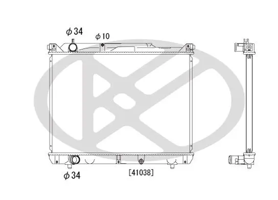 Radiators, Motora dzesēšanas sistēma KOYORAD PL102231