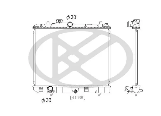 Radiators, Motora dzesēšanas sistēma KOYORAD PL102297