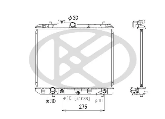 Radiators, Motora dzesēšanas sistēma KOYORAD PL102336