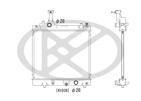 Radiators, Motora dzesēšanas sistēma KOYORAD PL102469R