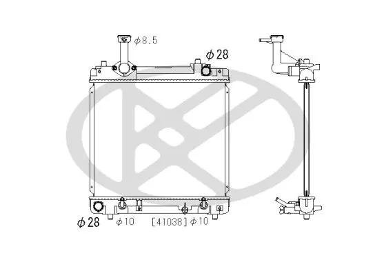 Radiators, Motora dzesēšanas sistēma KOYORAD PL102470