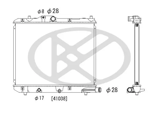 Radiators, Motora dzesēšanas sistēma KOYORAD PL102921