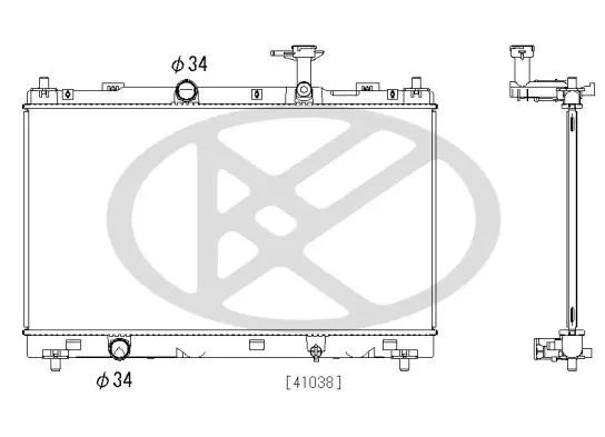 Radiators, Motora dzesēšanas sistēma KOYORAD PL103148