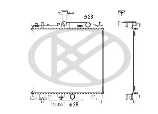 Radiators, Motora dzesēšanas sistēma KOYORAD PL103540