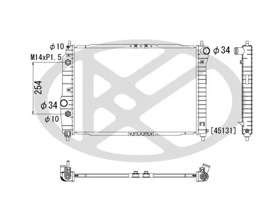 Radiators, Motora dzesēšanas sistēma KOYORAD PL311901