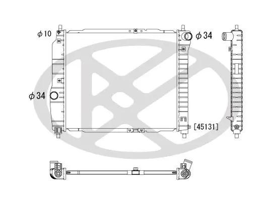 Radiators, Motora dzesēšanas sistēma KOYORAD PL312156R