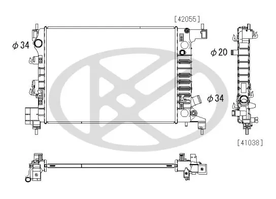 Radiators, Motora dzesēšanas sistēma KOYORAD PL313209