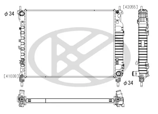 Radiators, Motora dzesēšanas sistēma KOYORAD PL313373